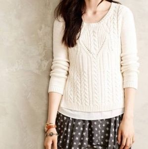 Anthropologie • Moth Knit Sweater